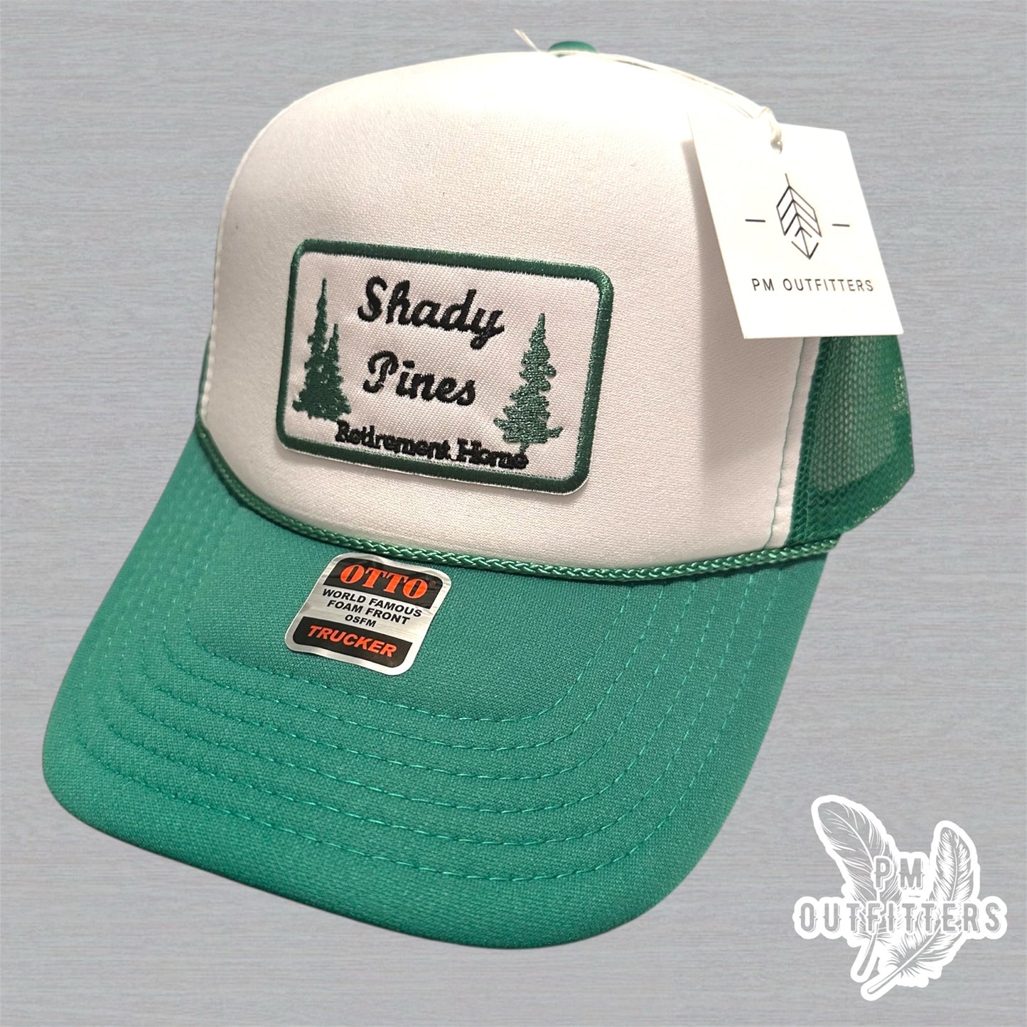 Vintage Golden Girls Shady Pines Foam Front Rope Trucker Hat