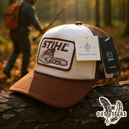 Vintage Stihl Chainsaw Foam Front Rope Trucker Hat
