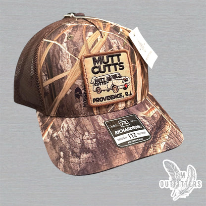 Retro Mutt Cuts Dumb & Dumber Richardson 112 Mossy Oak Habitat 5-Panel Trucker