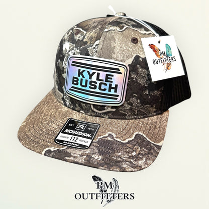 Kyle Busch Memorial Hat - In Memory of Rowdy (1985-2026) | Richardson 112 Realtree Excape Camo Tribute