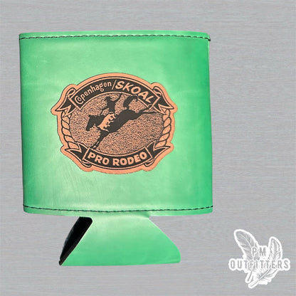 PM Outfitters Custom Laser Engraved Copenhagen/Skoal Pro Rodeo Premium Leatherette Can Koozie