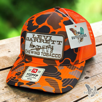 Levi Garrett Chewing Tobacco Trucker Hat | Richardson 112PFP Blaze Duck Camo