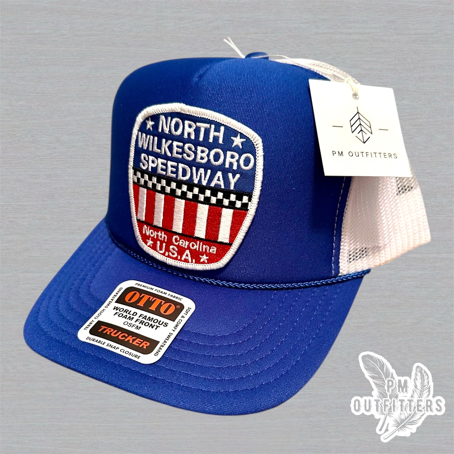 North Wilkesboro Speedway Trucker Hat I Retro Foam Front Rope Racing Cap