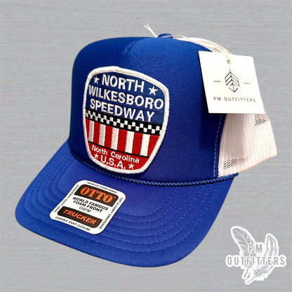 North Wilkesboro Speedway Trucker Hat I Retro Foam Front Rope Racing Cap