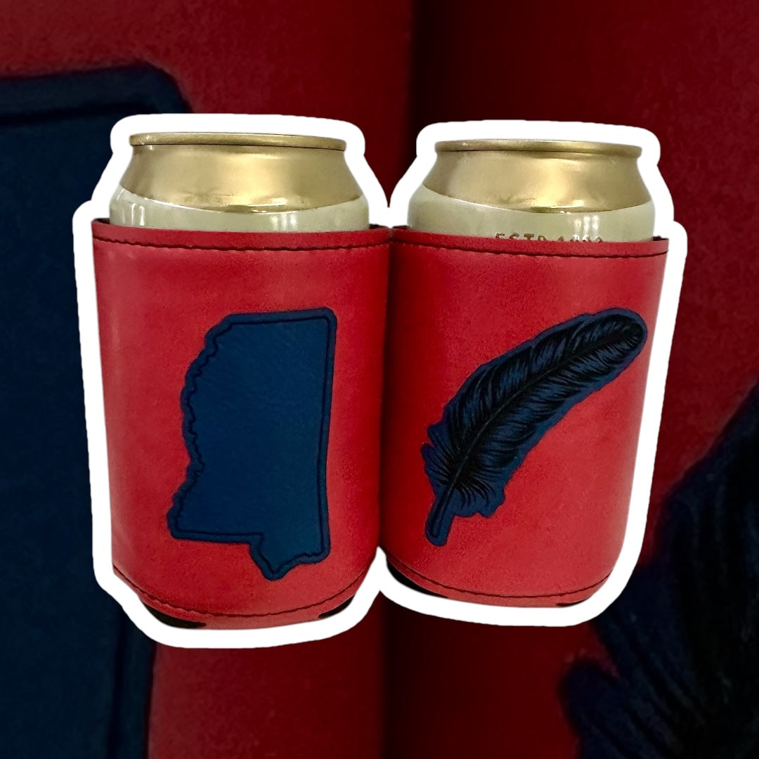 Hotty Toddy Leatherette Koozie