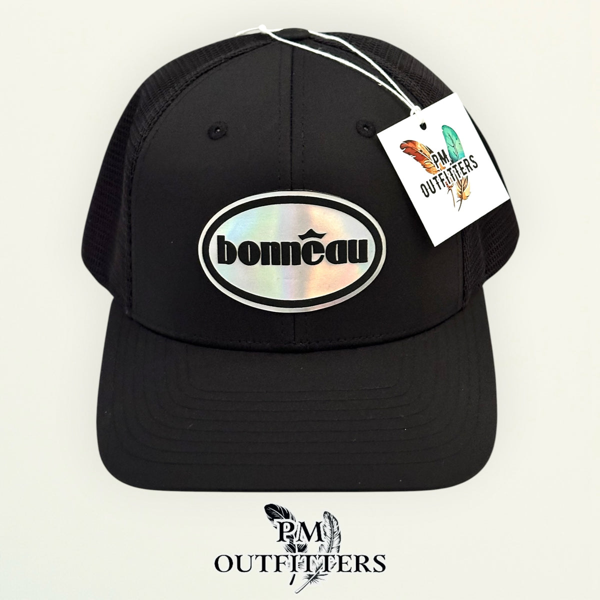 Bonneau Over the Top trucker hat black mesh back Richardson 174