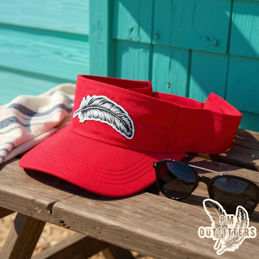 Signature Feather Sandwich Visor