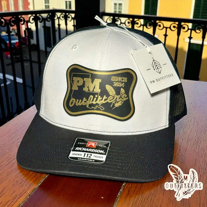 PM Outfitters Custom Design Saints Theme Logo Trucker Hat
