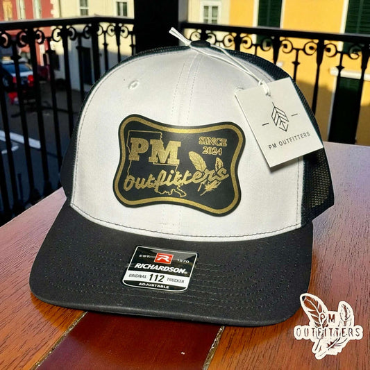 PM Outfitters Custom Design Saints Theme Logo Trucker Hat