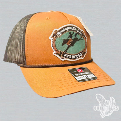 Copenhagen/Skoal Pro Rodeo Vintage Patch Richardson 112 Rope Trucker