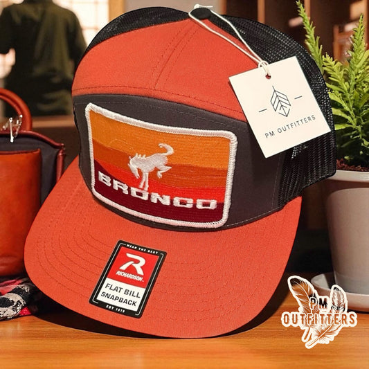 Retro Ford Bronco 7-Panel Trucker Hat