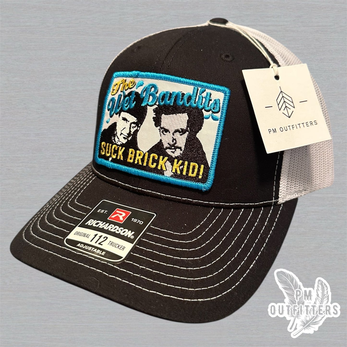 Wet Bandits Suck Brick Kid Trucker Hat - Home Alone Inspired Retro Cap