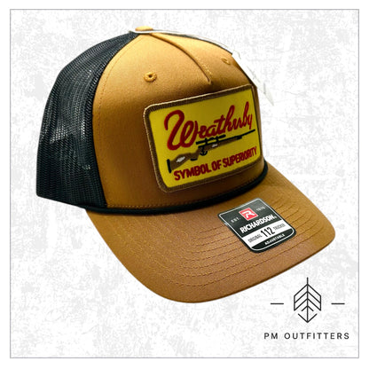 Weatherby Symbol of Superiority Firearms Rope Trucker Hat