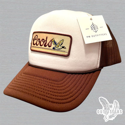 Retro Coors Foam Front Rope Trucker Hat