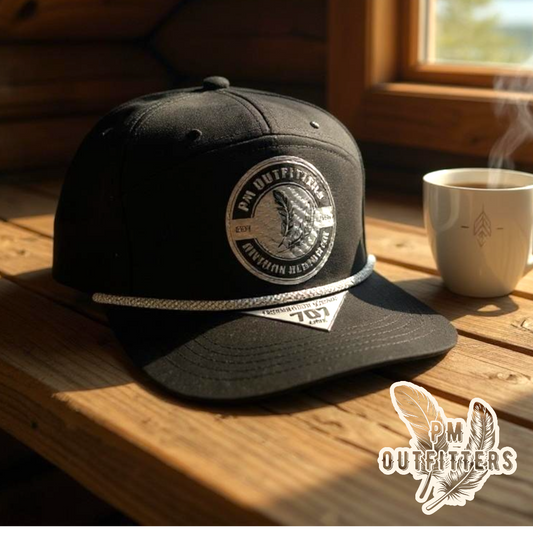 PM Outfitters Carbon Fiber Performance 7-Panel Rope Trucker