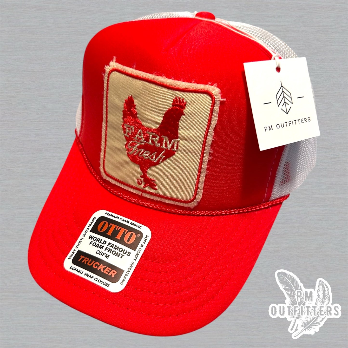 Vintage Farm Fresh Foam Front Rope Trucker Hat