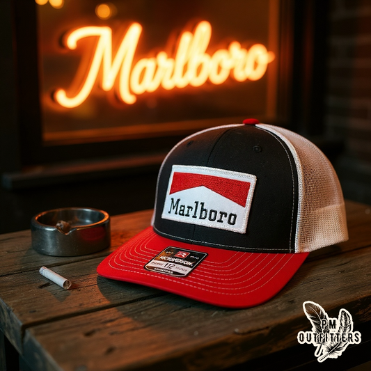 Vintage Marlboro Logo Trucker Hat