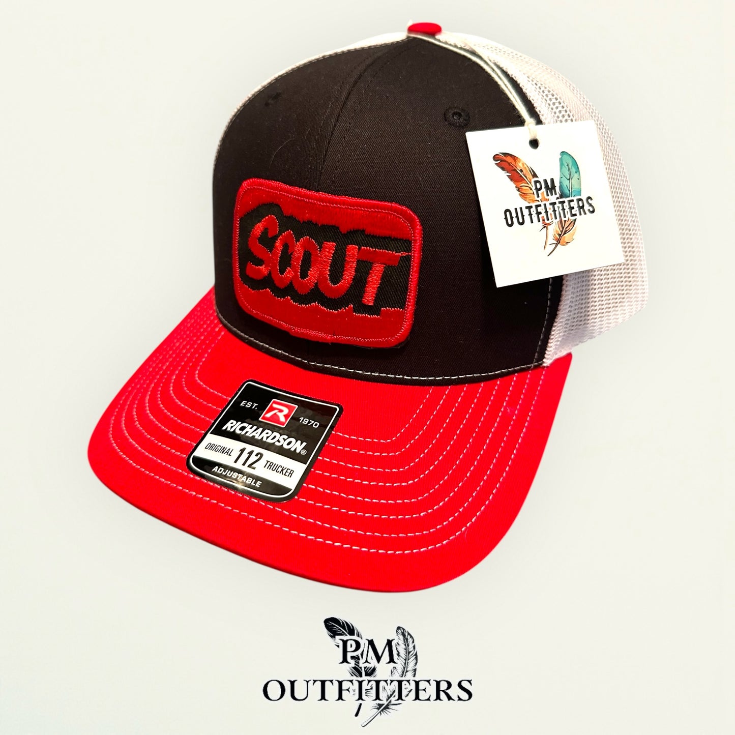 Scout Vintage Patch Trucker Hat - Authentic Vintage Patch - Richardson 112