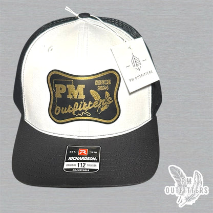PM Outfitters Custom Design Saints Theme Logo Trucker Hat