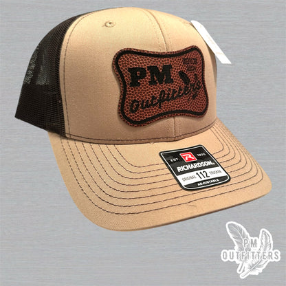 PM Outfitters Custom Design Football Logo Trucker Hat