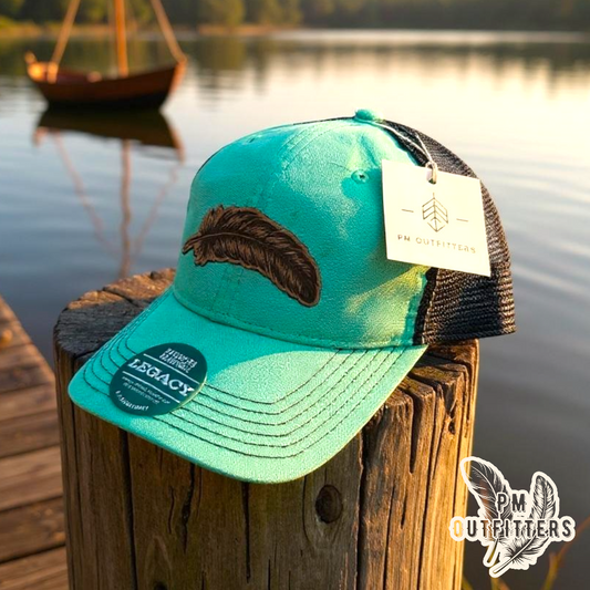Signature Feather Cork Leatherette Trucker Series