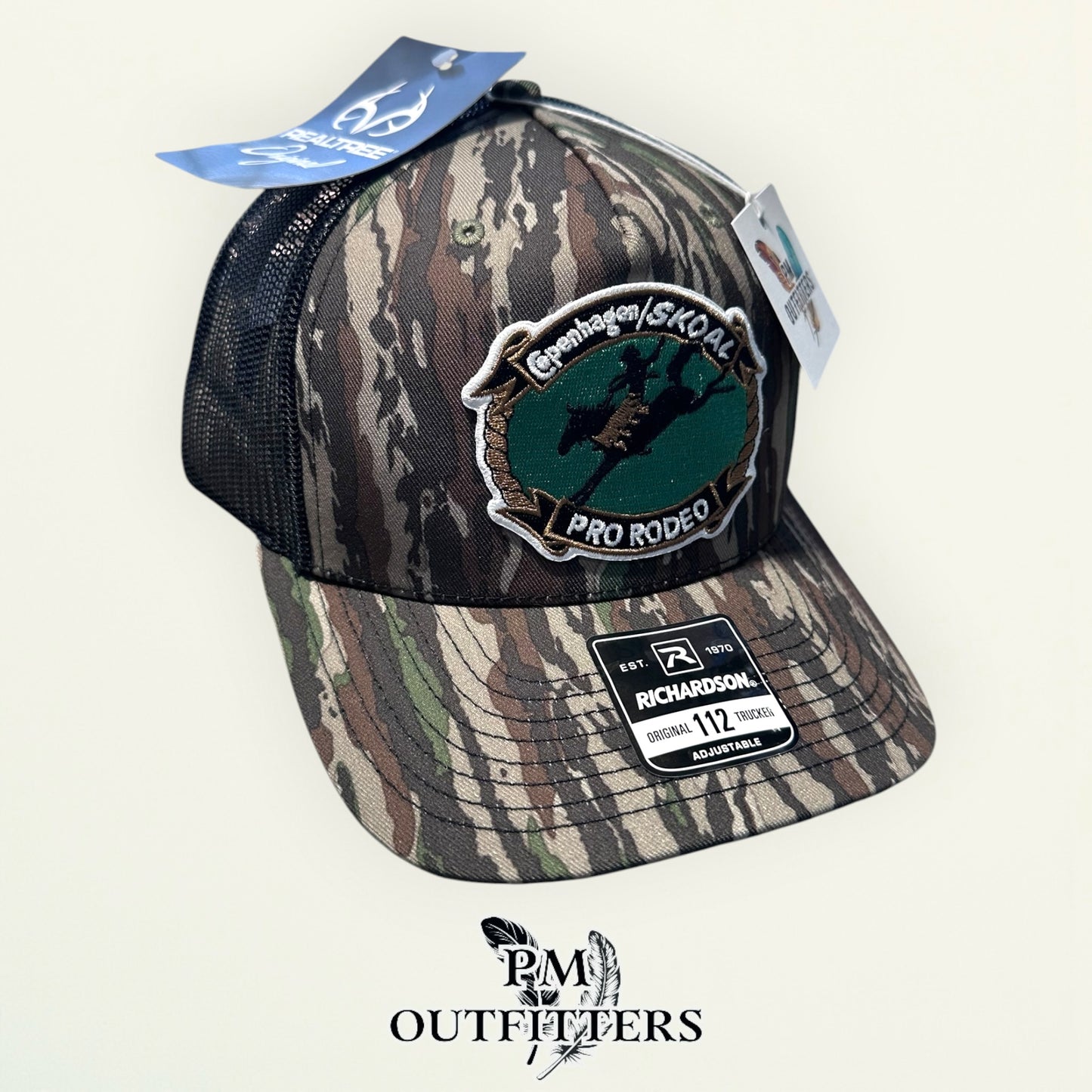 Copenhagen Skoal Pro Rodeo Hat | Richardson 112 Realtree Original Camo/Black | Rodeo Heritage