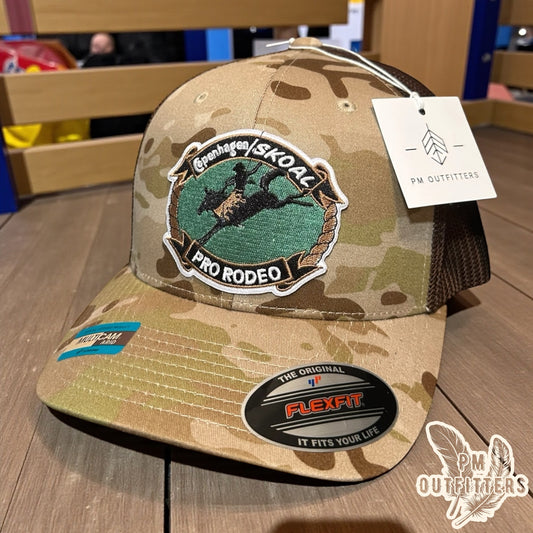 Copenhagen/Skoal Pro Rodeo Trucker Hat - Multicam Arid FlexFit