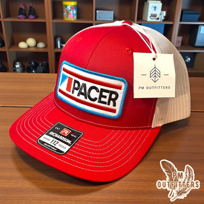 Retro AMC Pacer Trucker Hat - Red & White Richardson 112