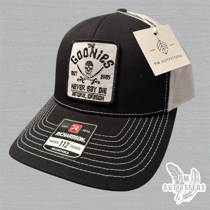 The Goonies Never Say Die Retro Patch Richardson 112 Trucker Hat