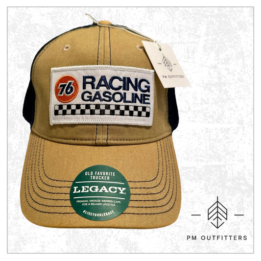 Retro NASCAR 76 Racing Gasoline Low Profile Trucker Hat