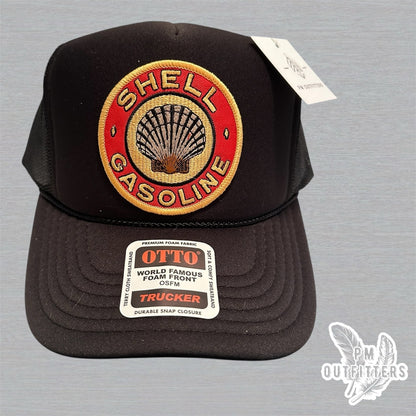 Vintage Shell Gasoline Foam Front Rope Trucker Hat