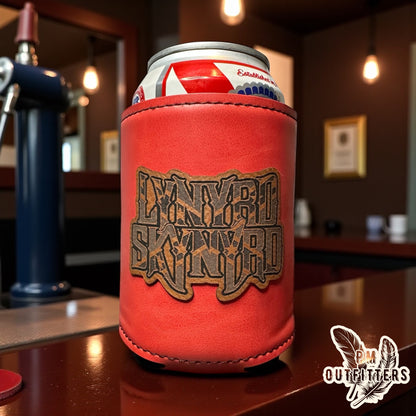 PM Outfitters Custom Laser Engraved Lynyrd Skynyrd Premium Leatherette Can Koozie