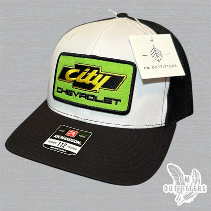 City Chevrolet Retro Trucker Days of Thunder Richardson 112 Snapback Hat