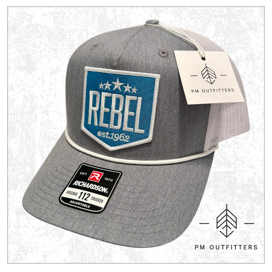 Vintage Rebel Lures Patch Rope Trucker Hat