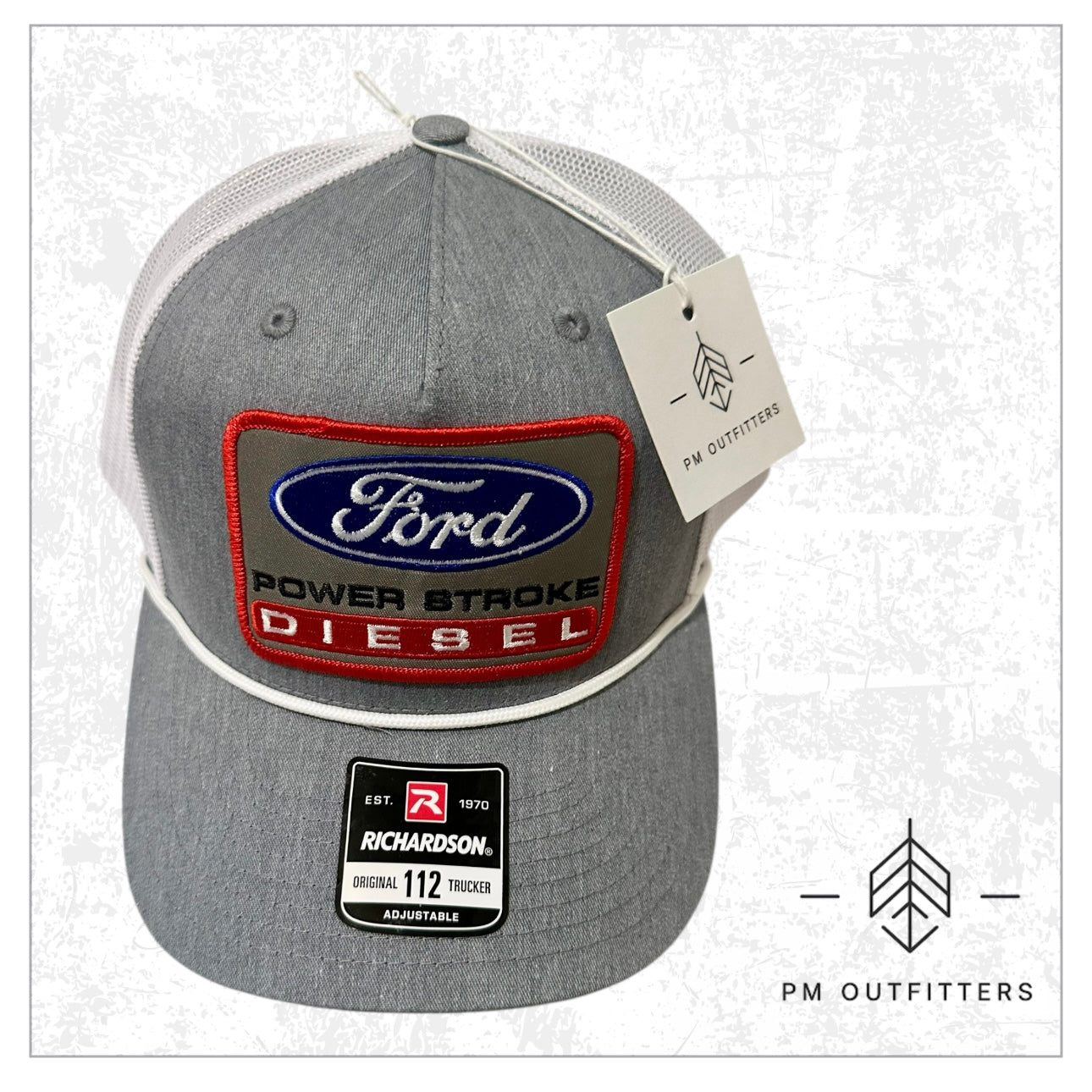 Vintage Ford Power Stroke Diesel Rope Trucker Hat