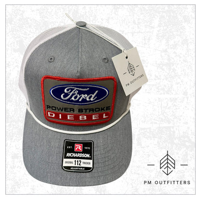 Vintage Ford Power Stroke Diesel Rope Trucker Hat