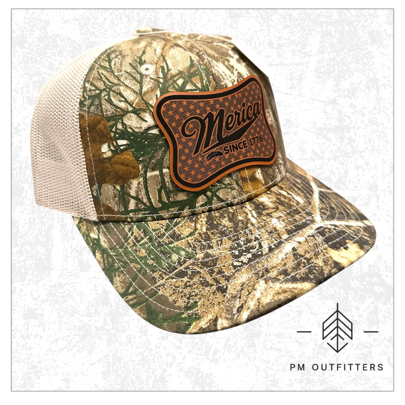 ‘Merica Custom Design Camo Meshback