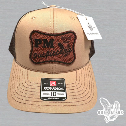 PM Outfitters Custom Design Football Logo Trucker Hat
