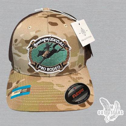 Copenhagen/Skoal Pro Rodeo Trucker Hat - Multicam Arid FlexFit