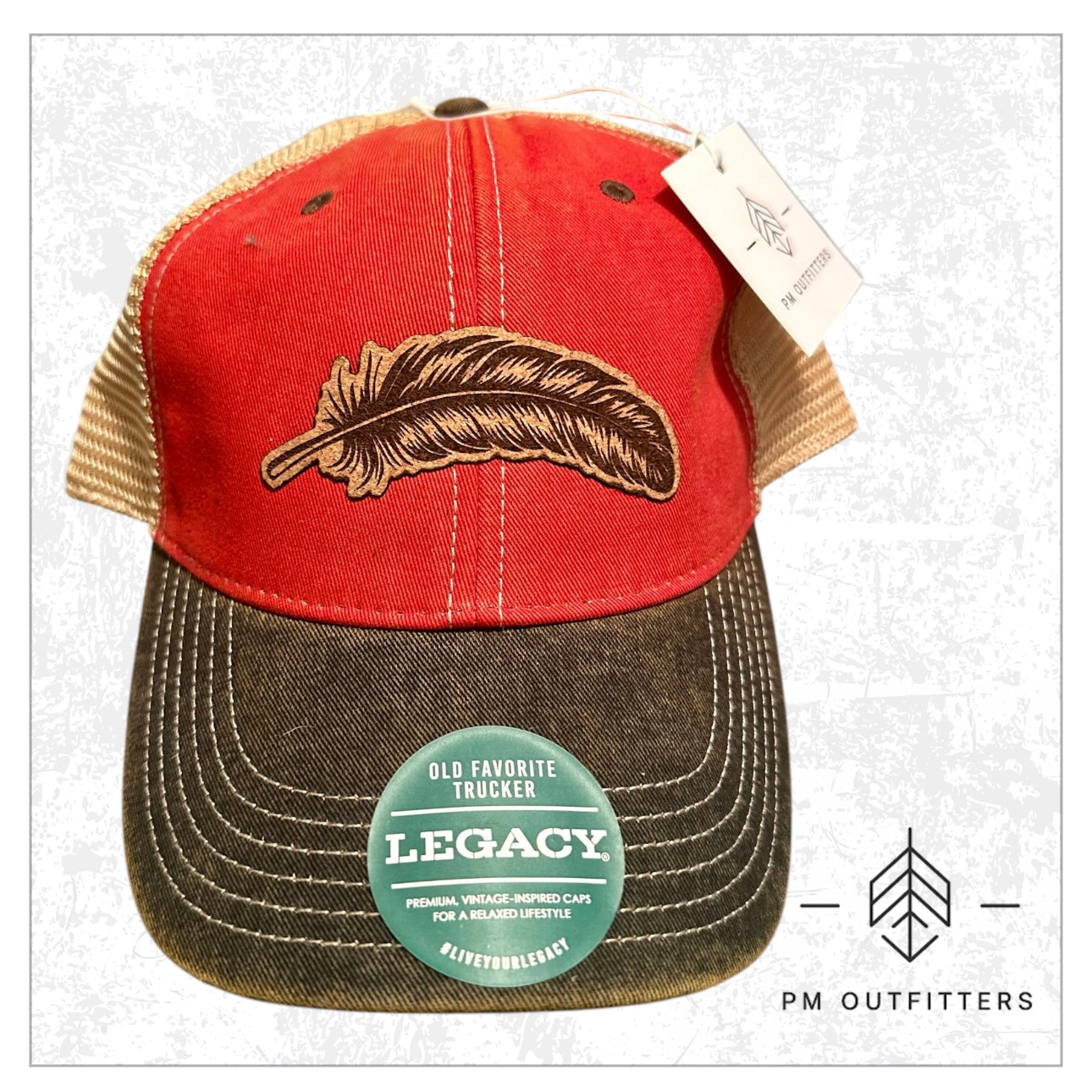 Signature Feather Cork Leatherette Trucker Series