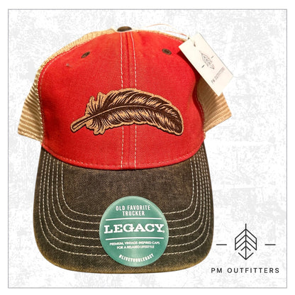 Signature Feather Cork Leatherette Trucker Series