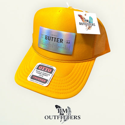 Stick of Butter Hat — Gold Otto Foam Front Rope Trucker | PM Outfitters