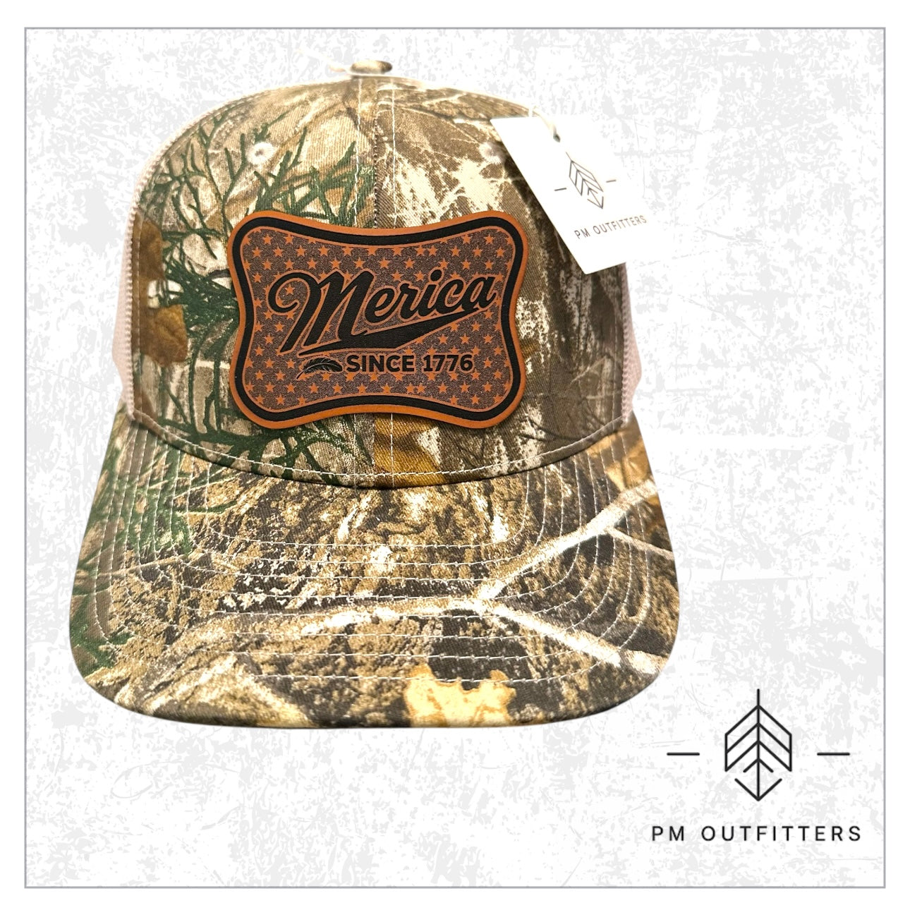 ‘Merica Custom Design Camo Meshback
