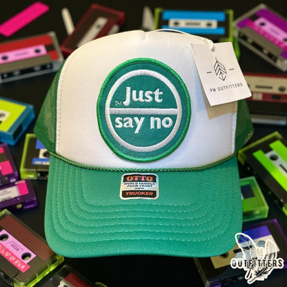 Retro “Just Say No” Foam Front Rope Trucker