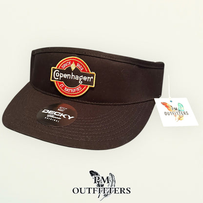 Copenhagen Visor – PM Outfitters Retro Patch | Decky 3015 Black Vintage