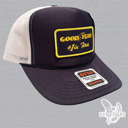 Vintage Good Year Tires Foam Front Rope Trucker Hat