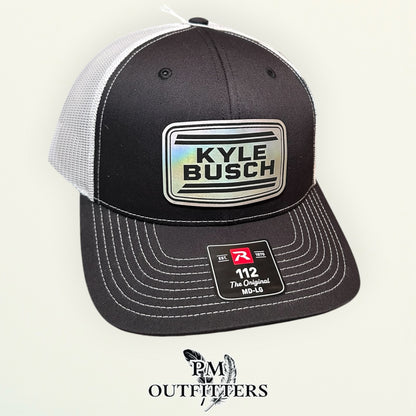 Kyle Busch Memorial Hat - In Memory of Rowdy (1985-2026) | Richardson 112 Black White Tribute