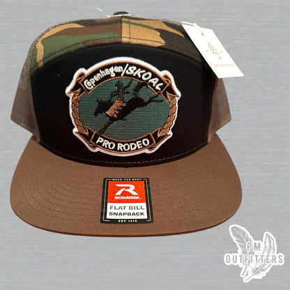 Copenhagen Skoal Pro Rodeo Patch Richardson 168 7-Panel Trucker Hat