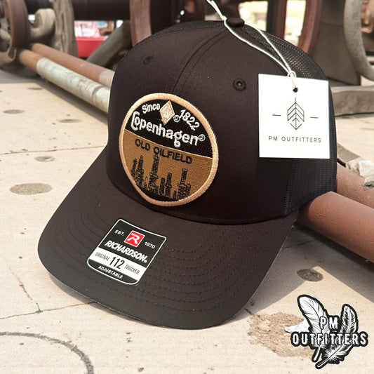 Vintage Copenhagen Old Oilfield Patch Richardson 112 Trucker Hat