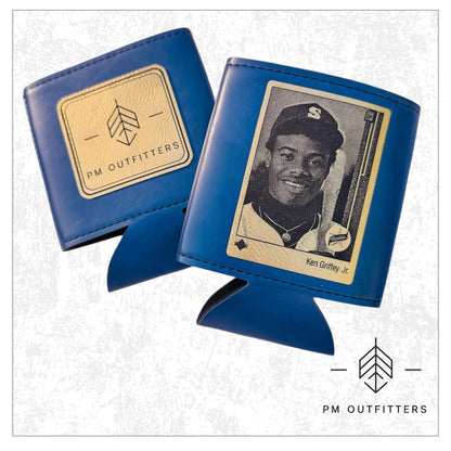 Ken Griffey Jr. Upper Deck Rookie Card Leatherette Koozie